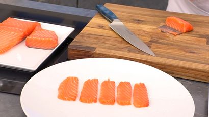 Receta de salmón marinado con eneldo