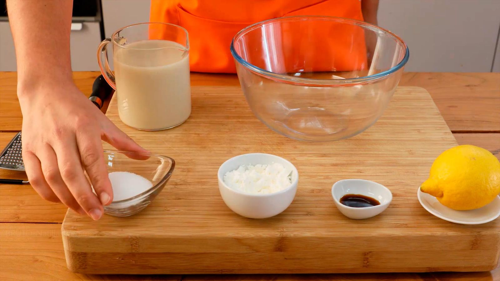 Receta de natillas veganas sin huevo paso 1 Receta de natillas veganas sin huevo paso 1
