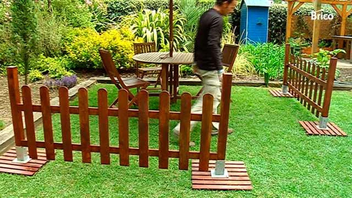 Bricomania 752 valla jardin sin agujeros paso 15