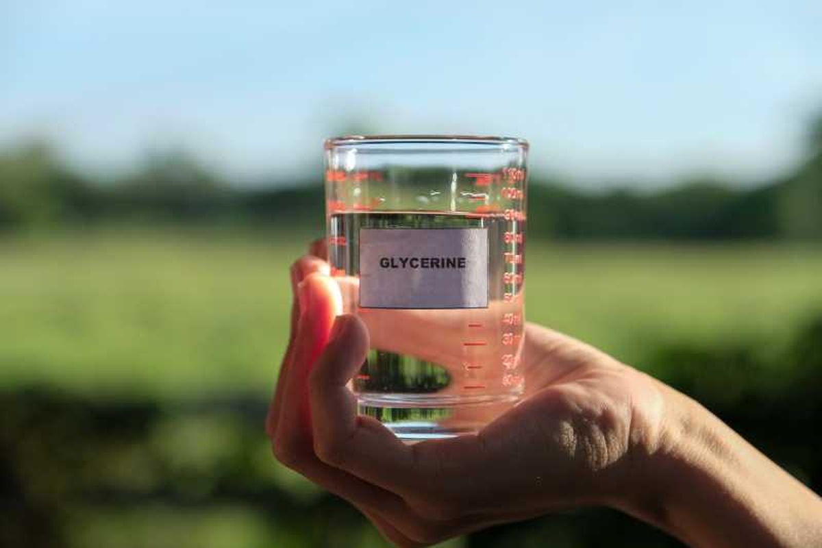 Tarro con glicerina.