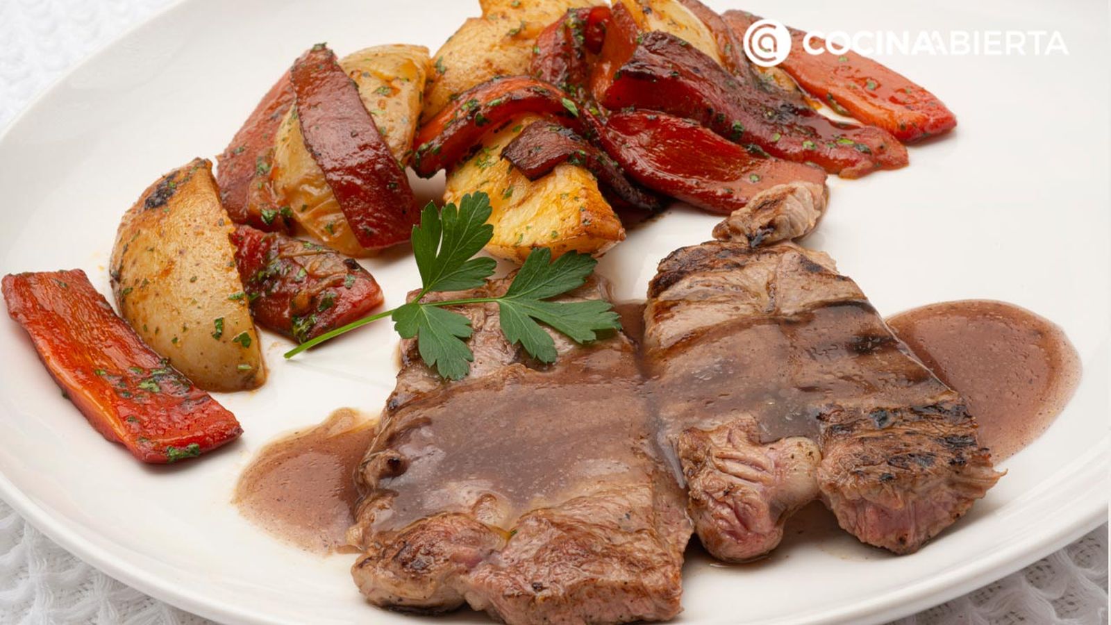 espaldilla de ternera a la plancha con verduras receta karlos arguinano karl67500321 espaldilla de ternera a la plancha con verduras receta karlos arguinano karl67500321