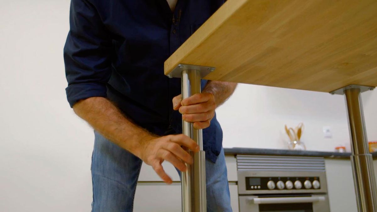 Cómo hacer una isla de cocina paso 13