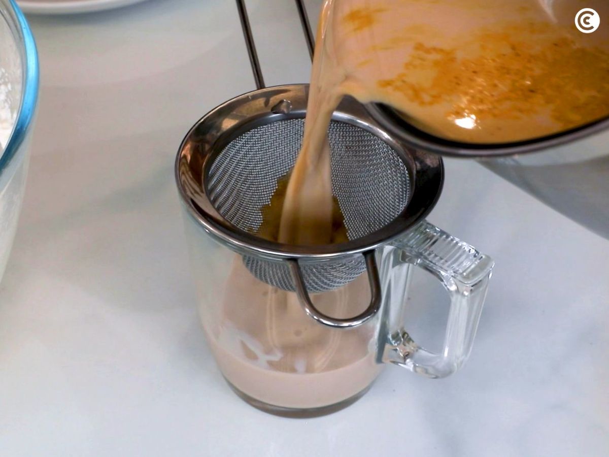 Colar el café especiado del pumpkin spice latte