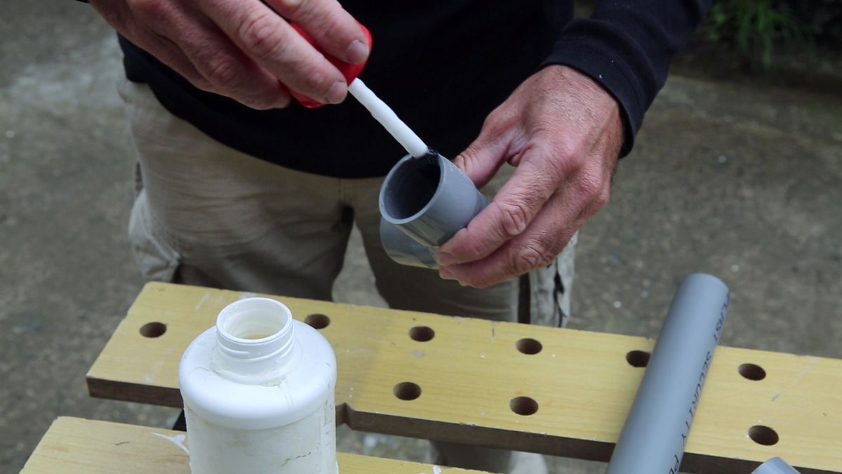 Caballete de PVC paso 3