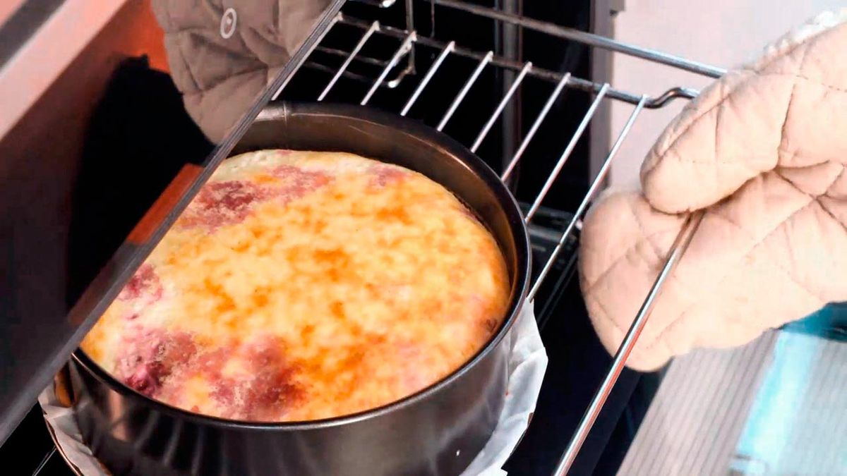 Receta de tarta fit de queso y moras  paso 4