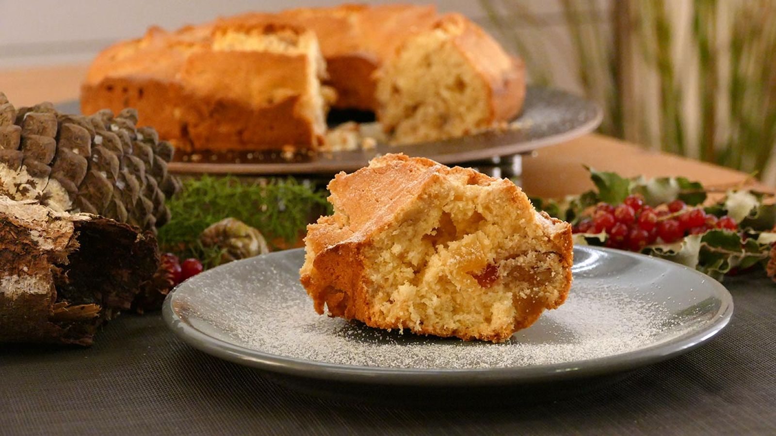 Receta de bizcocho de Navidad