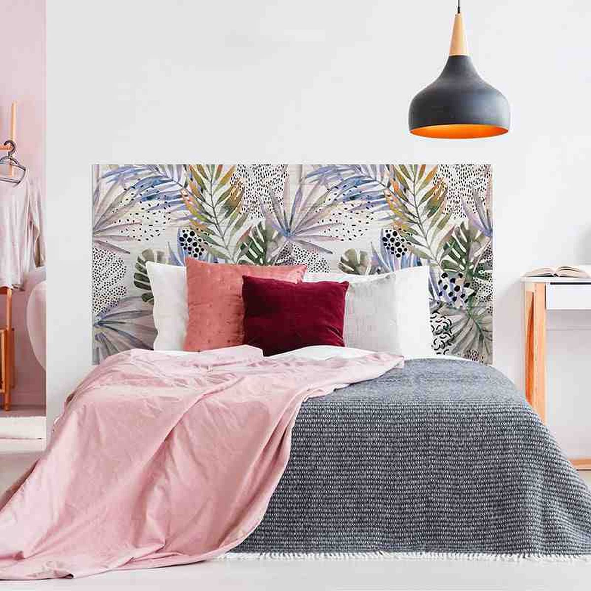 Cabecero autoadhesivo con patrones de naturaleza