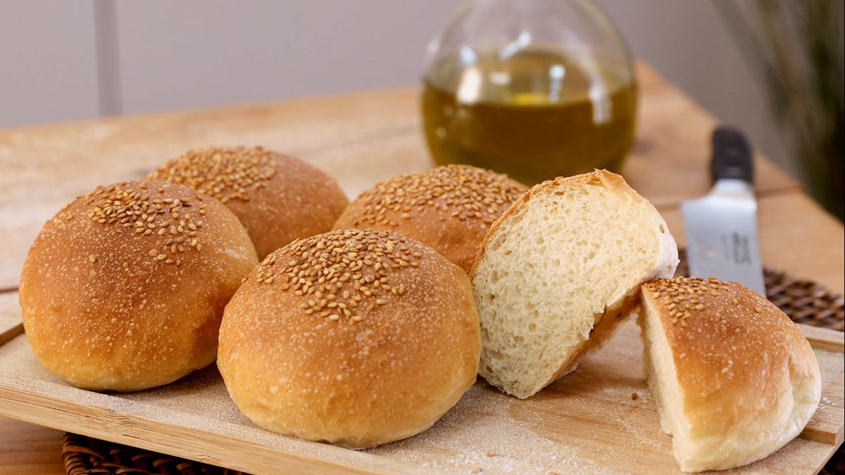 Receta de pan de hamburguesa casero  paso 7