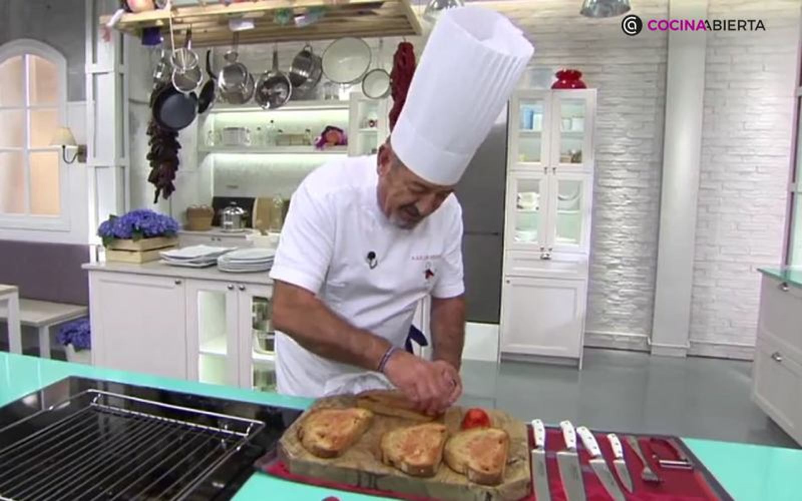 Tosta de jamón y queso - paso 1 Tosta de jamón y queso - paso 1