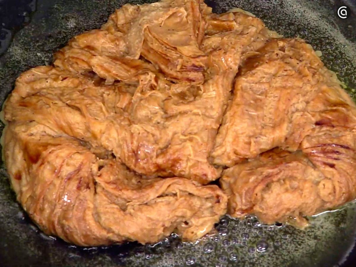 Fríe los croissants