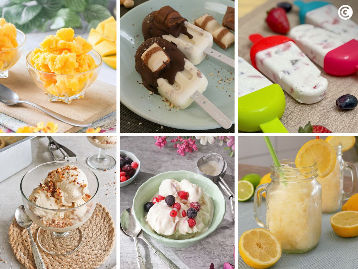 Recetas de helados y polos caseros con ingredientes naturales