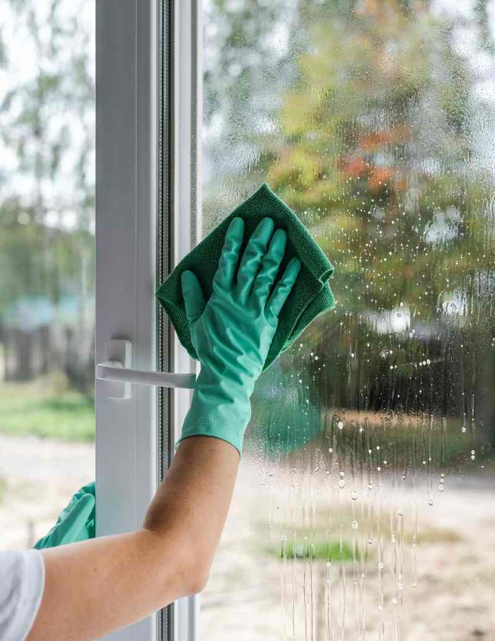 Si la ventana está muy sucia, límpiala con amoníaco y agua Si la ventana está muy sucia, límpiala con amoníaco y agua