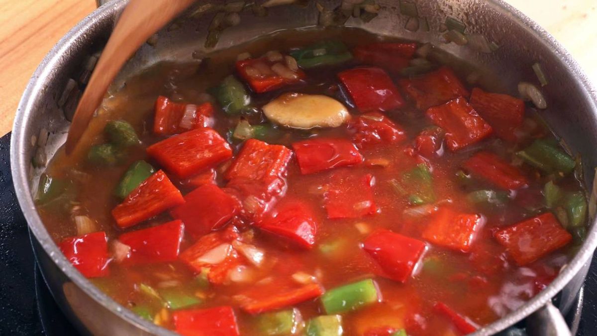 Cerdo agridulce   Paso 3