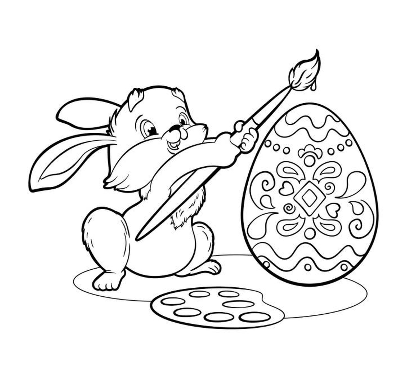 dibujo conejo pascua 3 dibujo conejo pascua 3