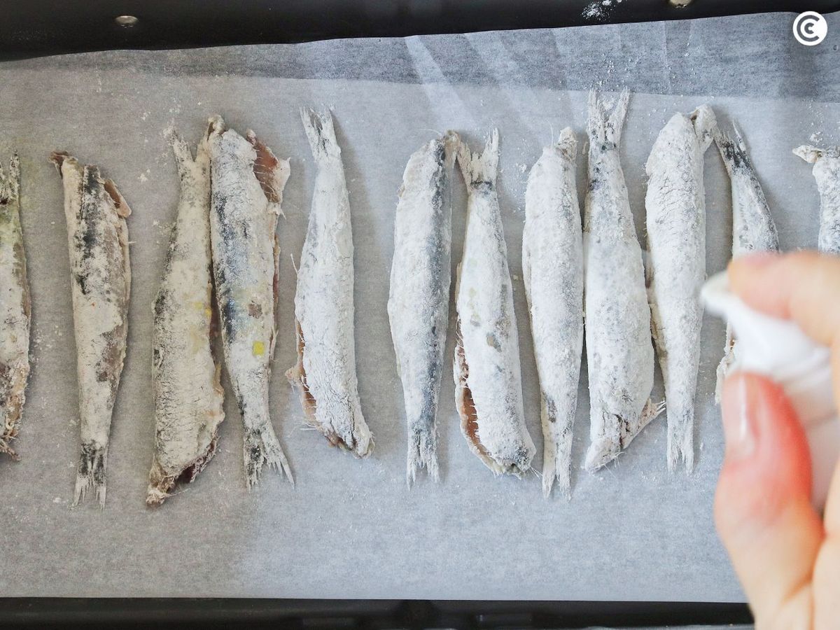 Hacer los boquerones en freidora de aire