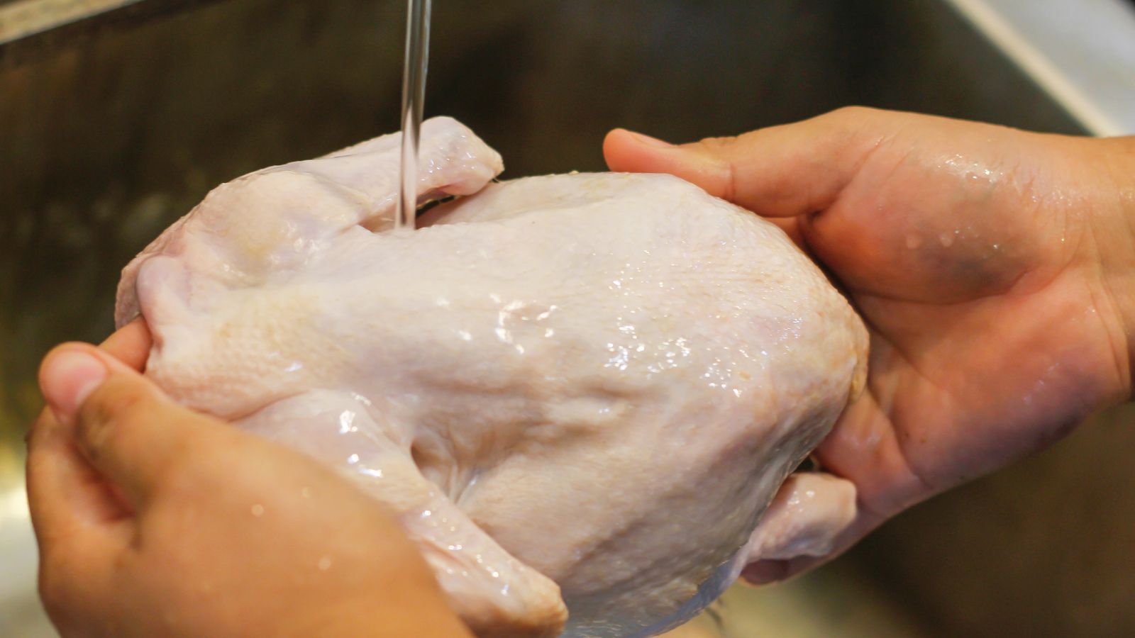 El pollo no hay que lavarlo si no cocinarlo de forma segura