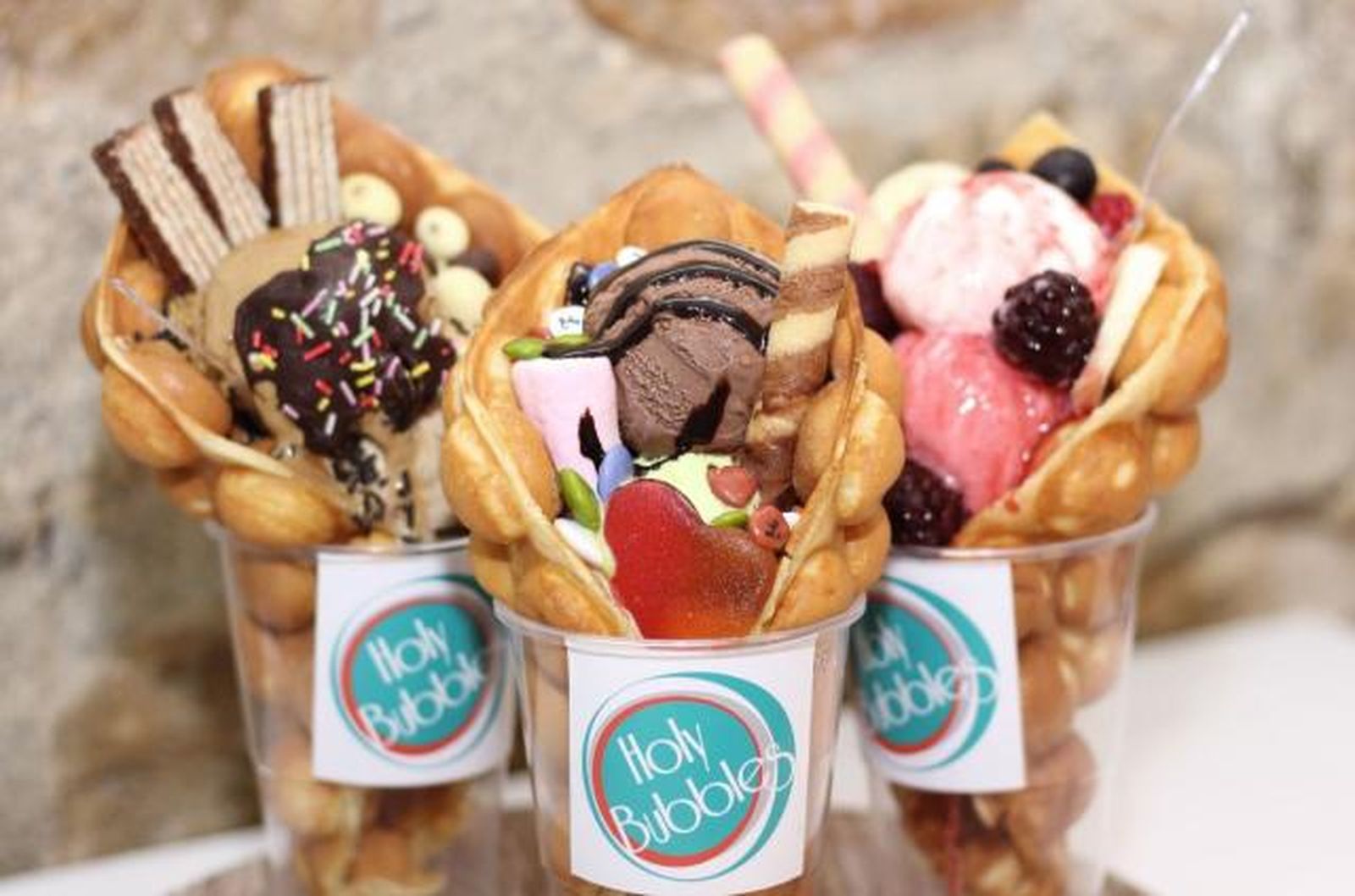 waffles holy bubble