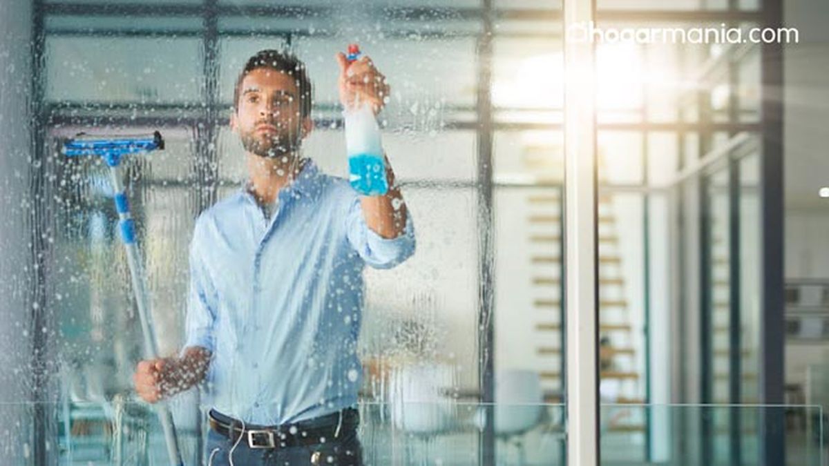 como limpiar los cristales y ventanas grandes