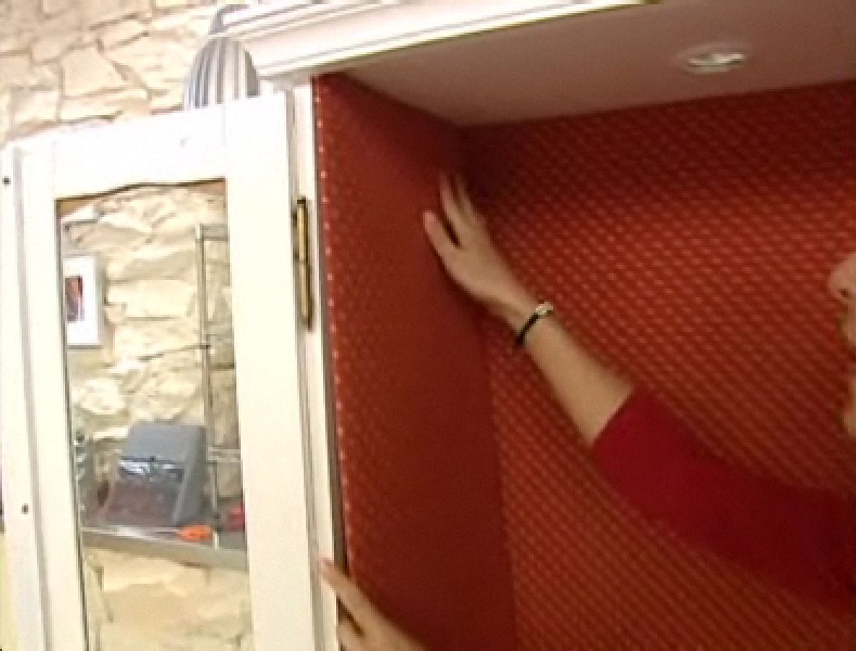 Cómo entelar un armario p5