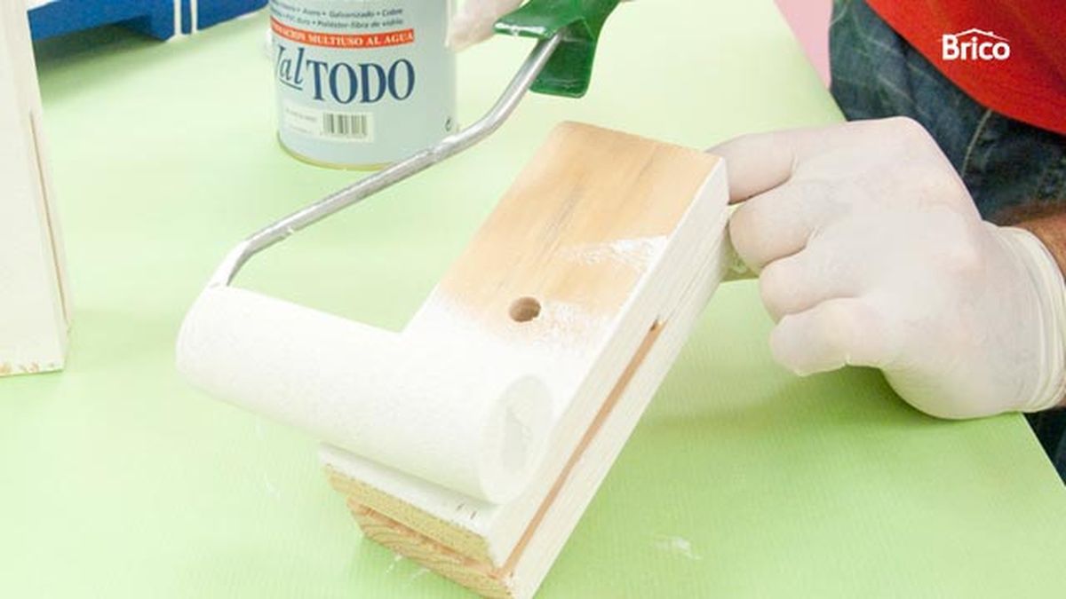 Pared de lamas giratorias paso 7