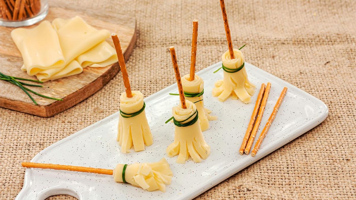 Escobas de bruja con queso