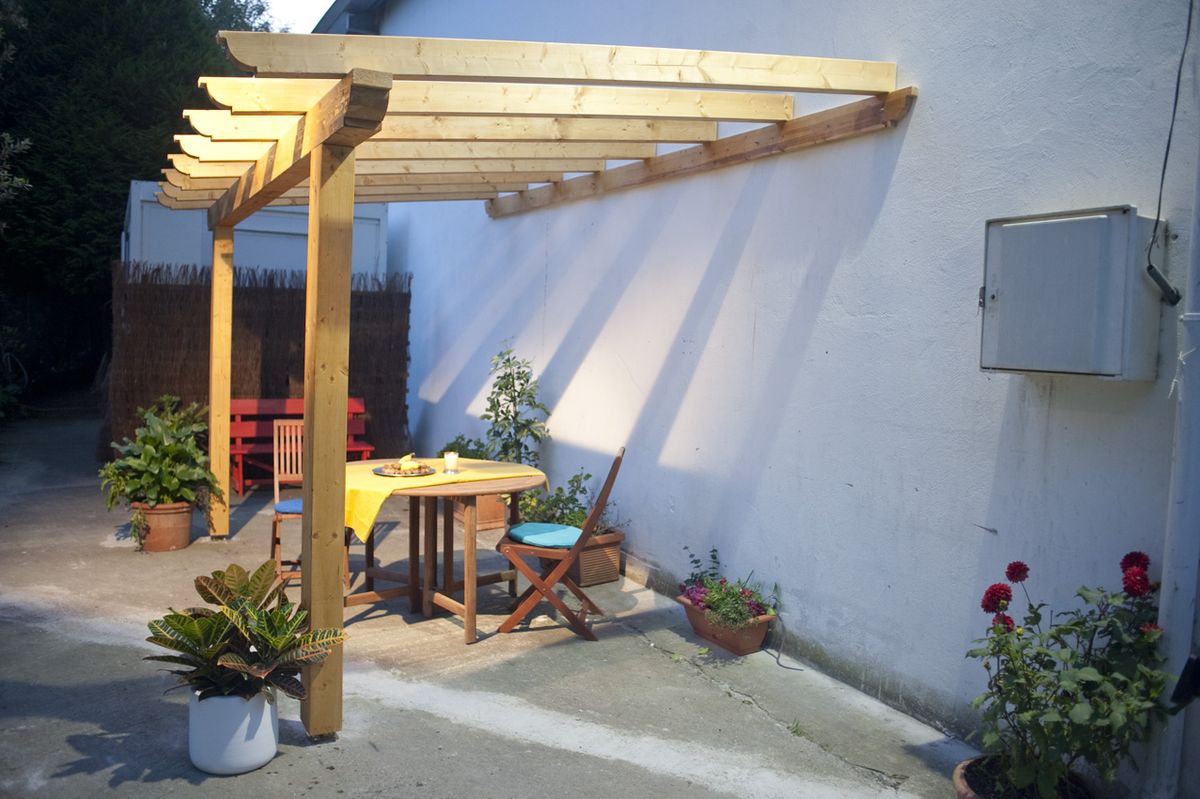 Bricomanía Estructura para pérgola