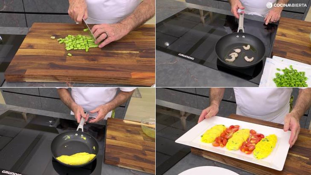 karl7231 tortilla de esparragos verdes y gambas paso