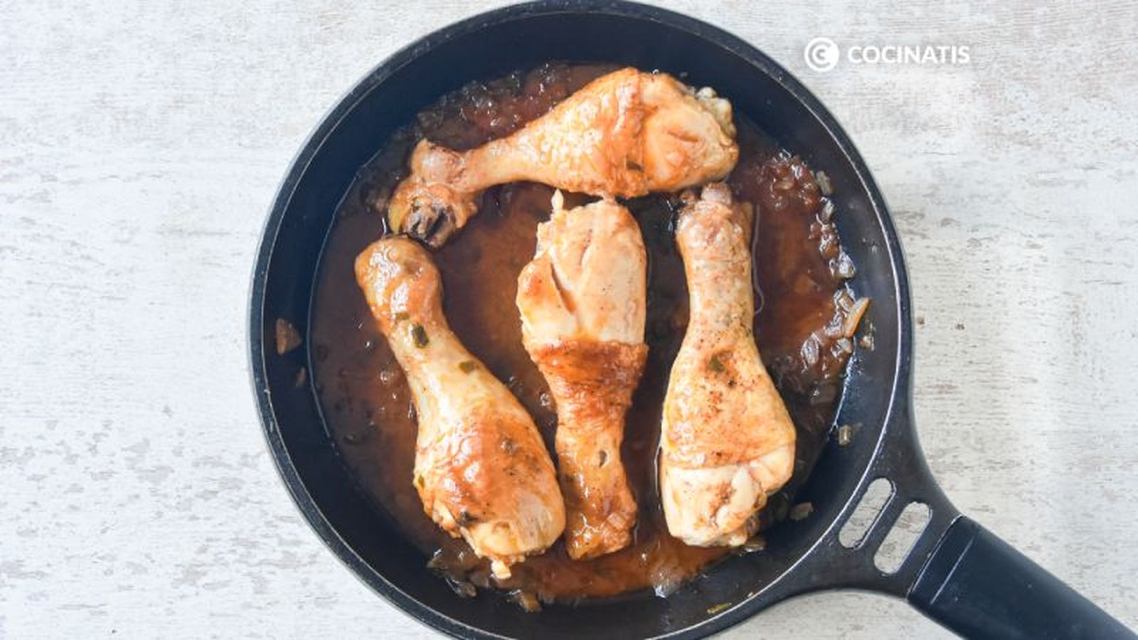 Guisar muslitos de pollo