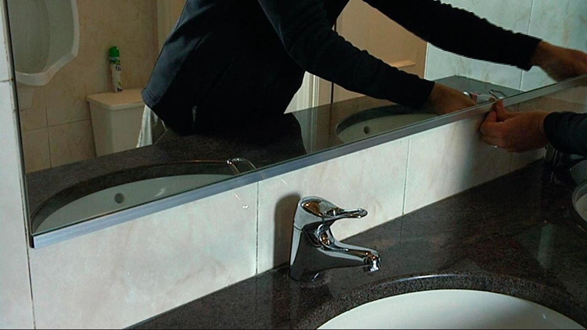 Solución para espejo deteriorado paso 10