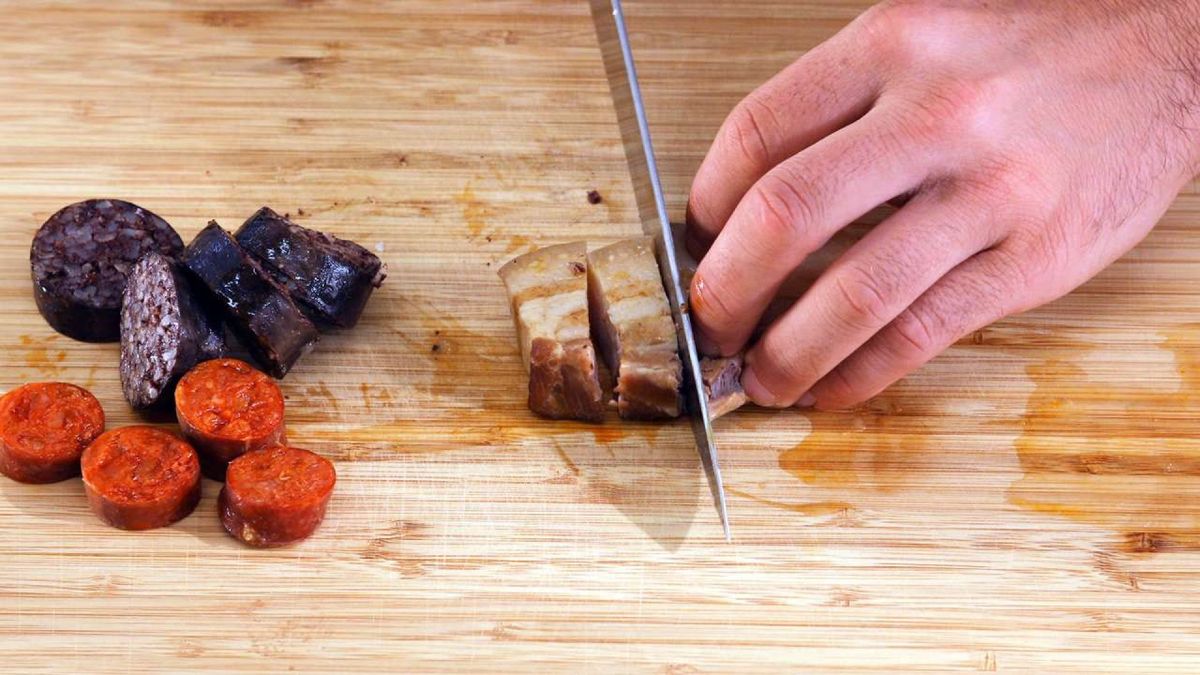 Potaje de garbanzos   Paso 6