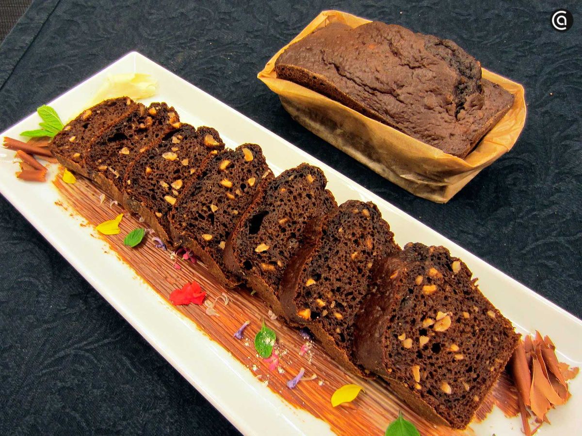 Bizcocho de algarroba, alternativa al cacao