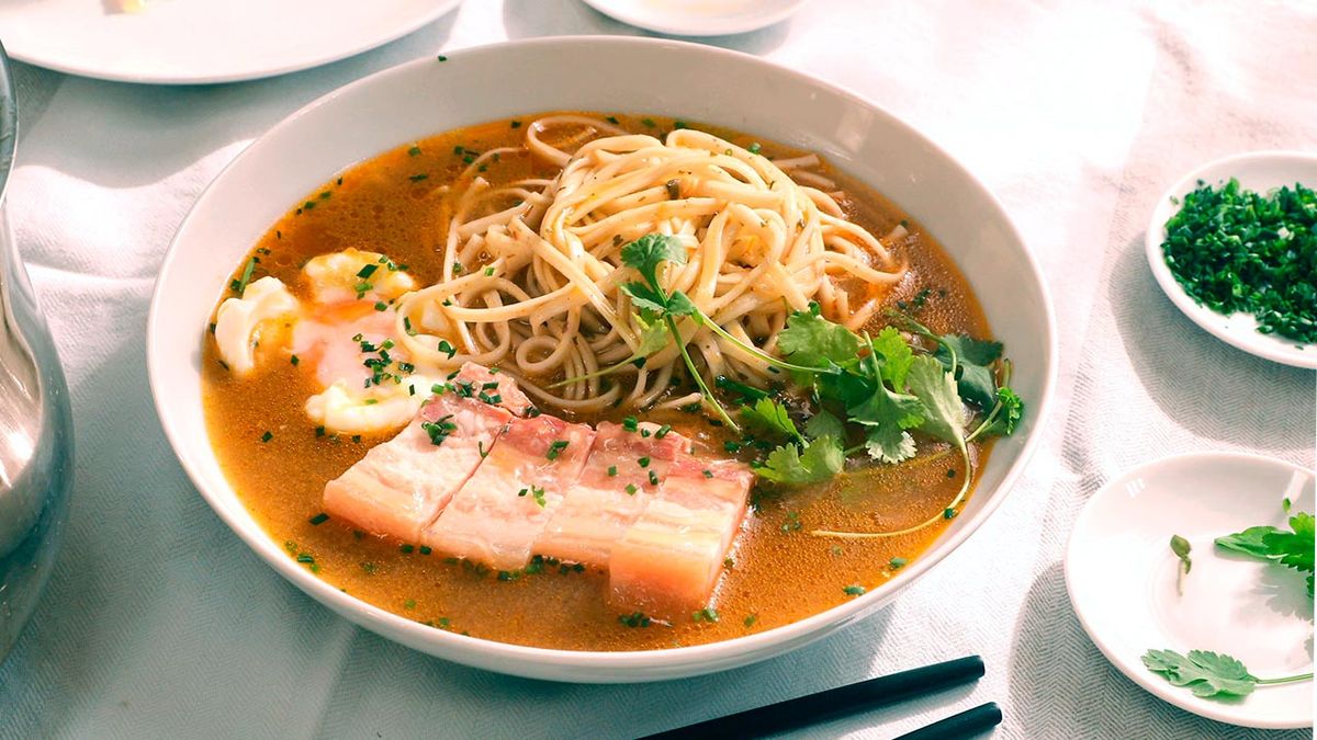 Ramen japonés