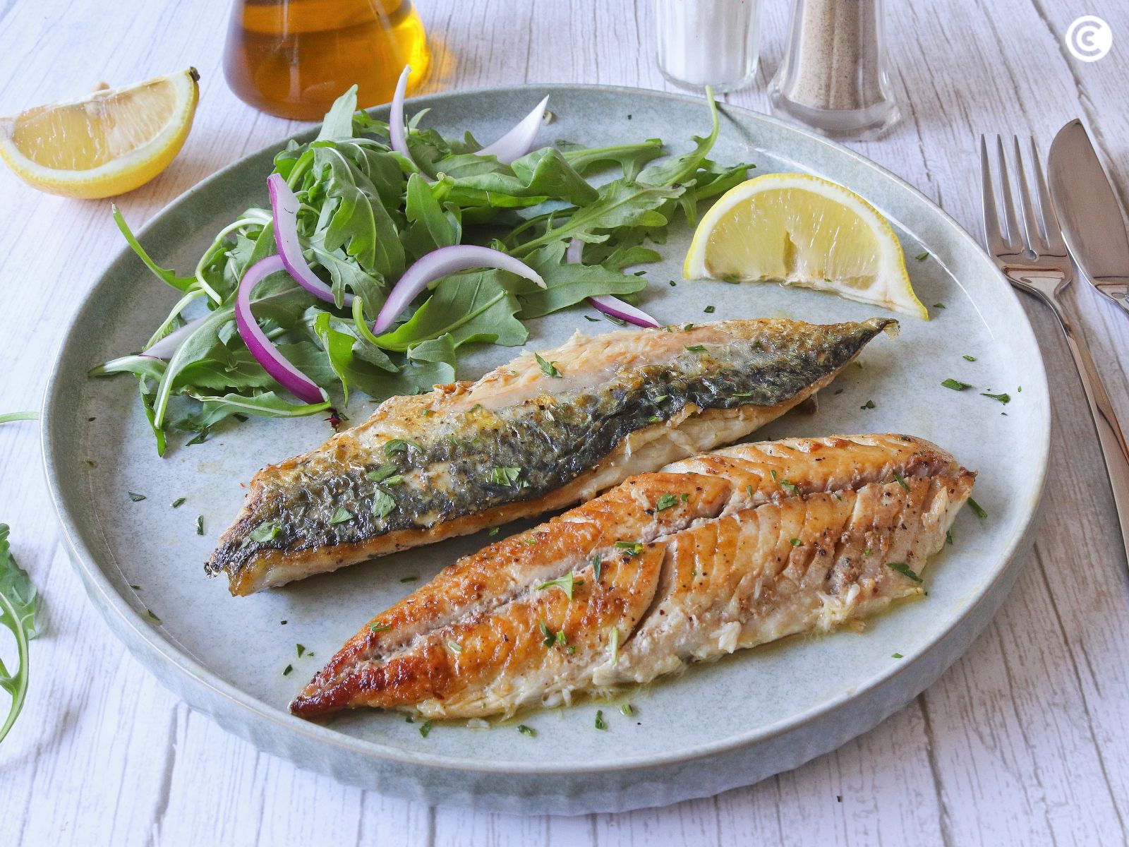Receta de caballa a la plancha