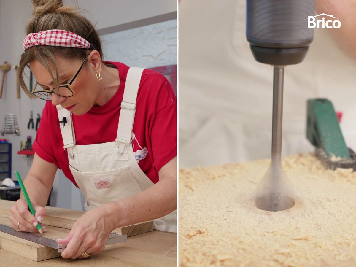 Realizar los agujeros para el soporte