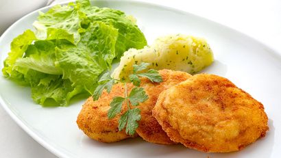 Nuggets de merluza y garbanzos