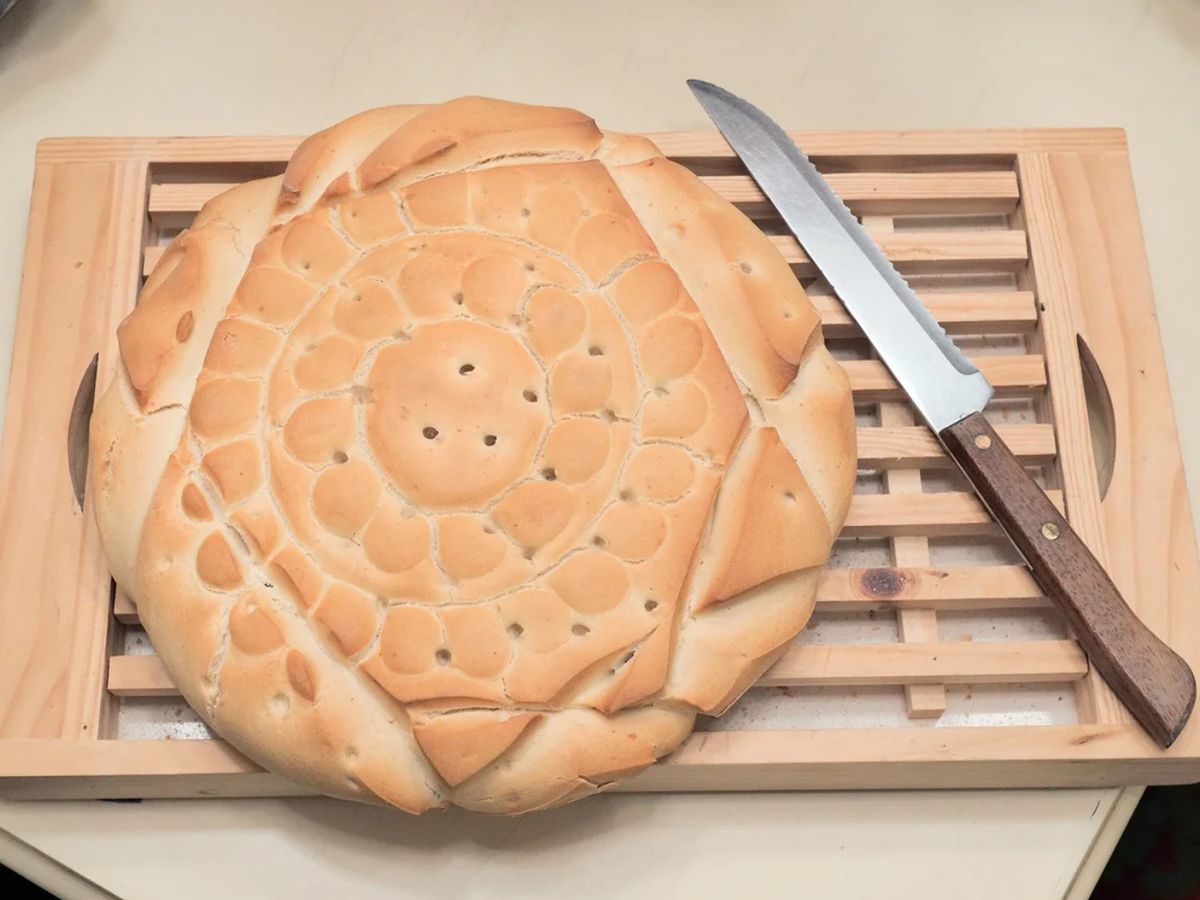 El tradicional pan lechuguino, uno de los formatos más representativos de la panadería vallisoletana.