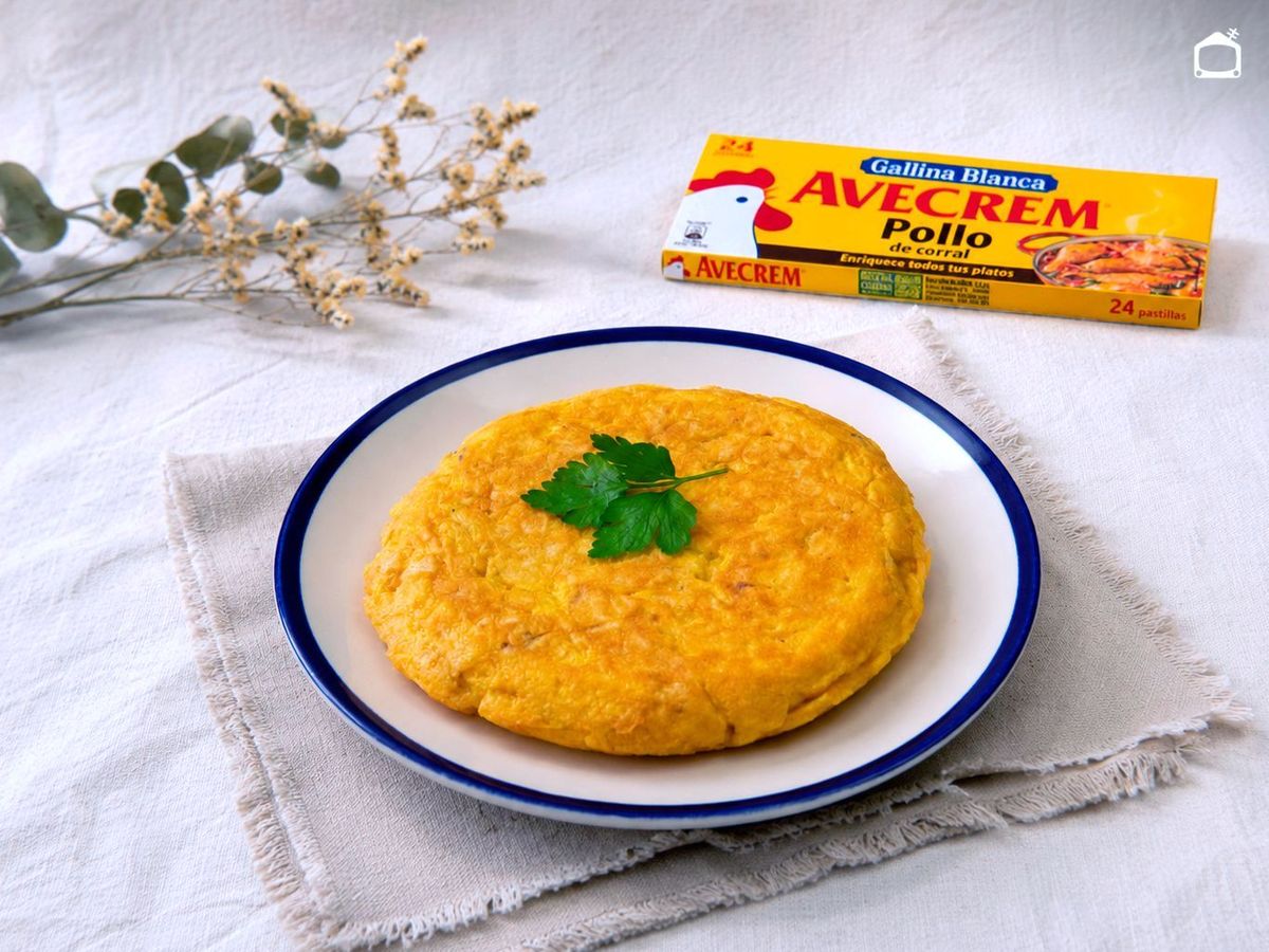 Tortilla con patata de bolsa