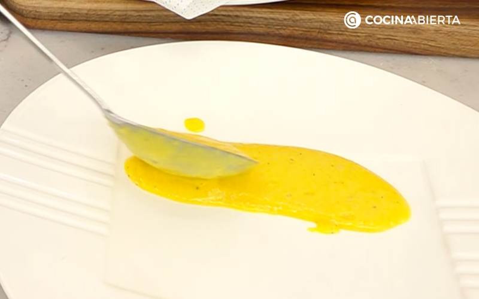 Salsa de mango y curry Salsa de mango y curry