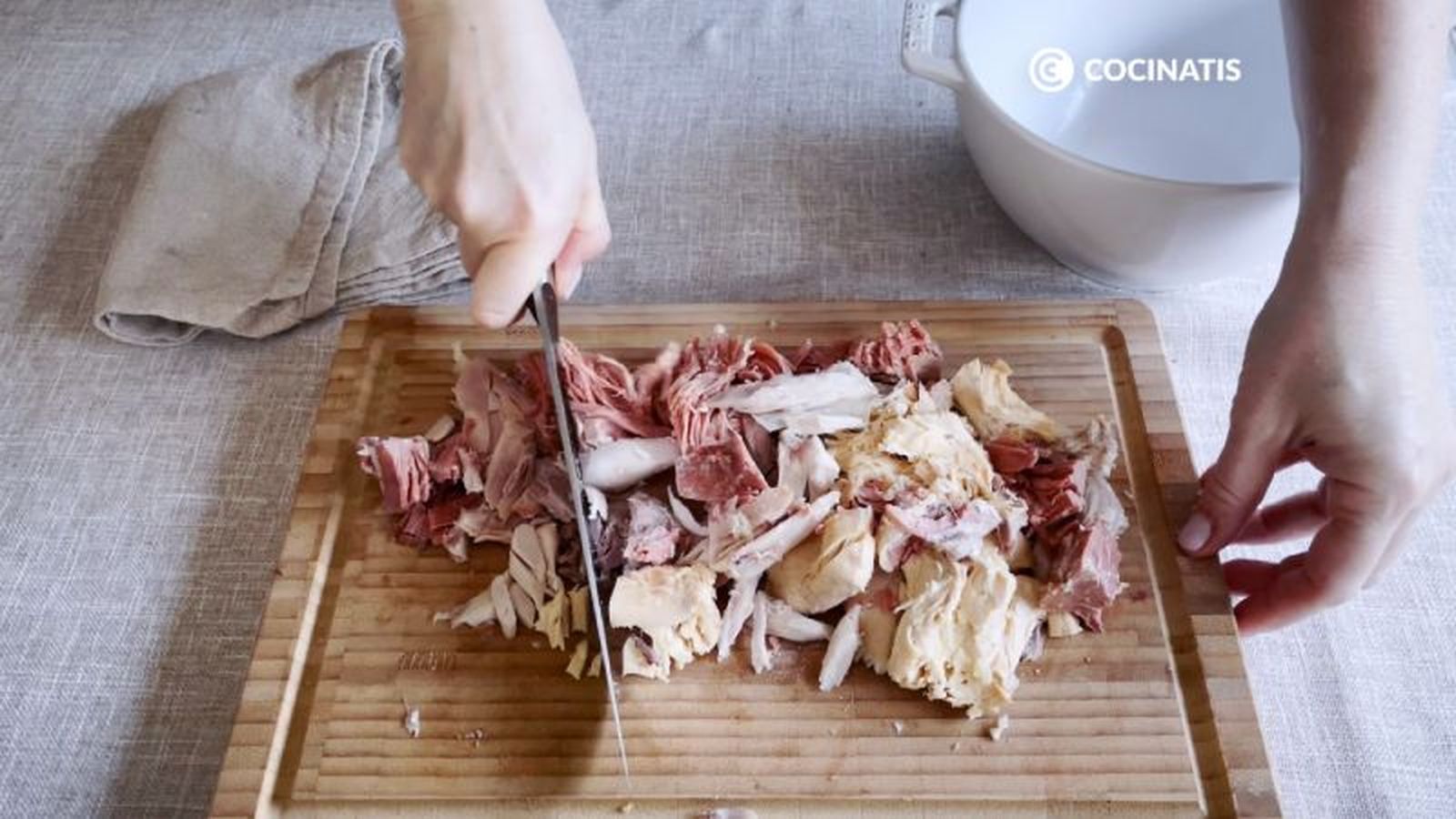 Picamos la carne de cocido Picamos la carne de cocido