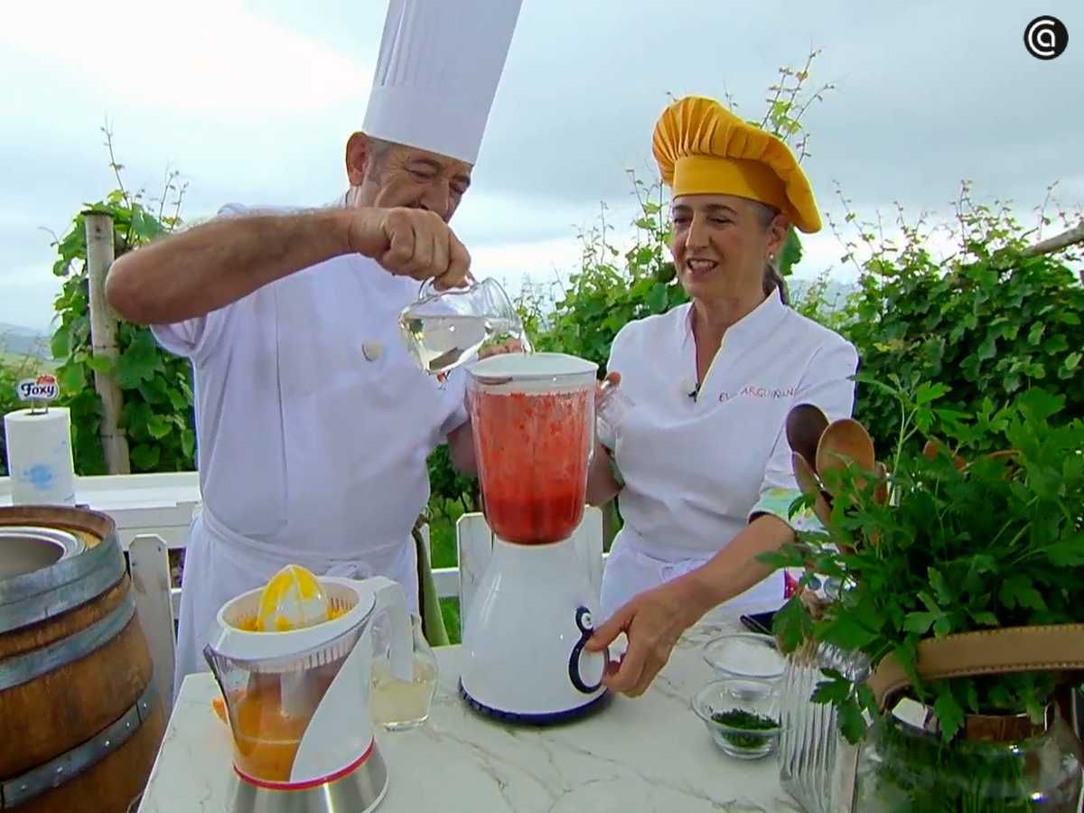 Preparar el zumo de fresas