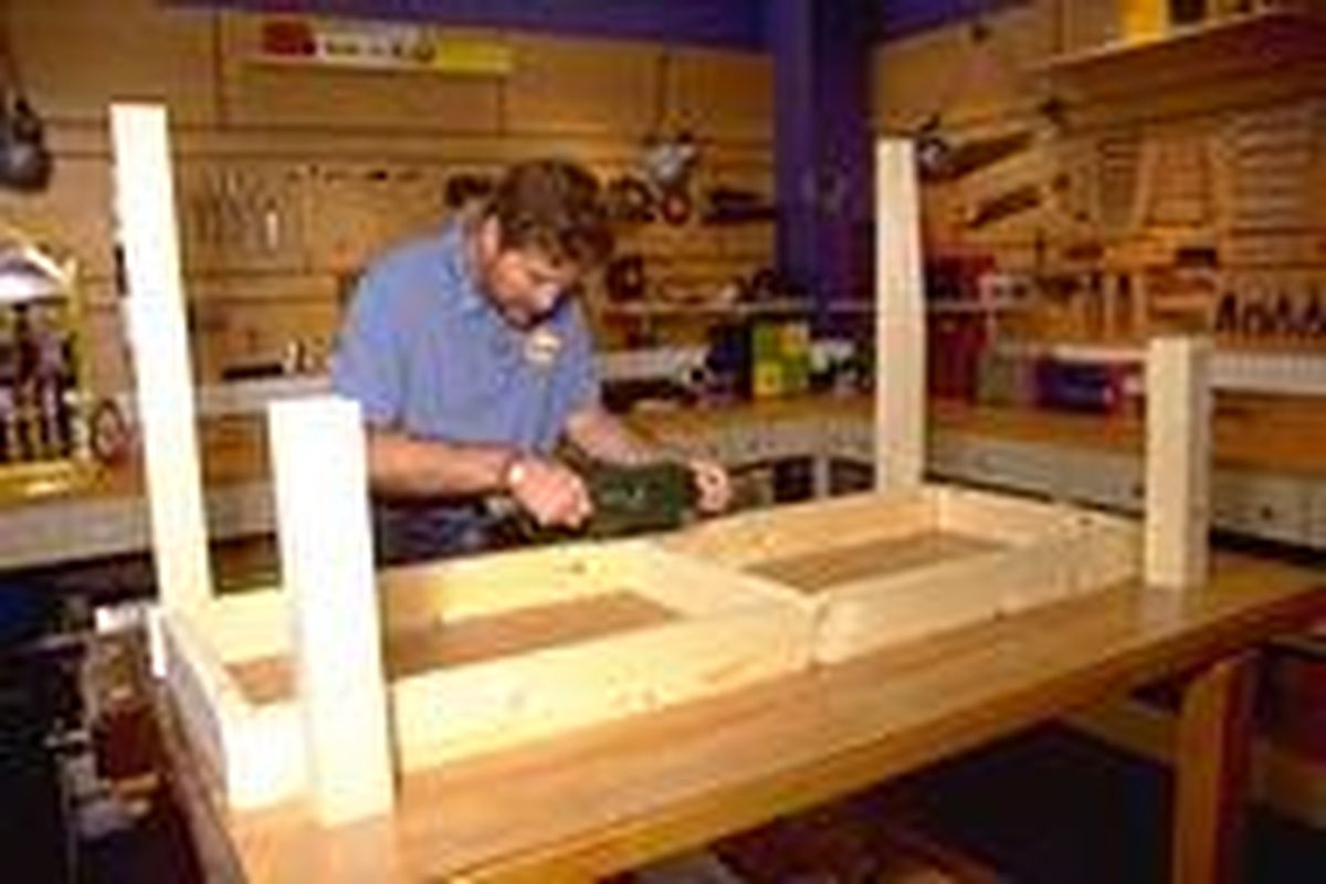 Cómo hacer un banco rústico paso 2