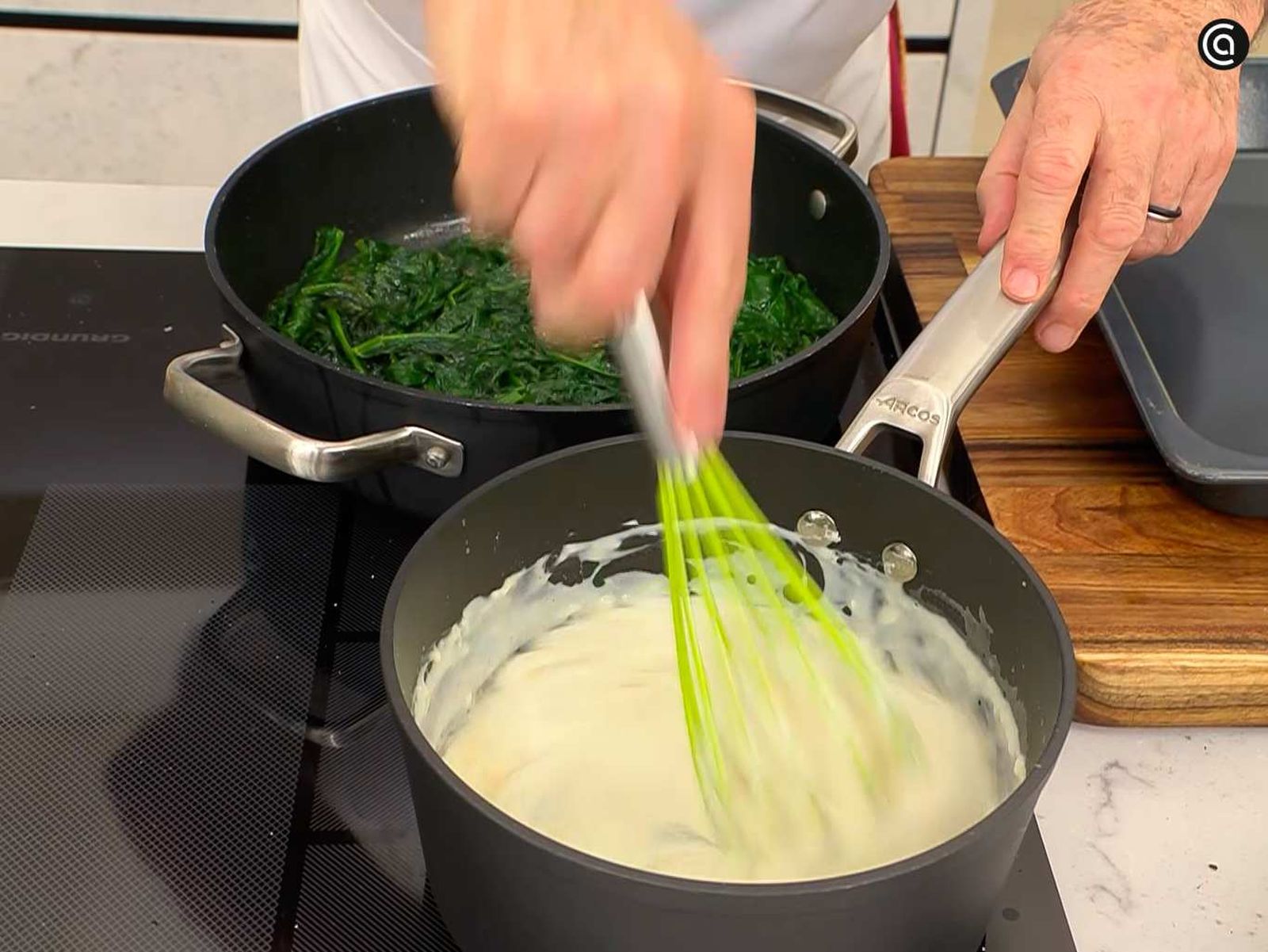 Prepara la bechamel Prepara la bechamel