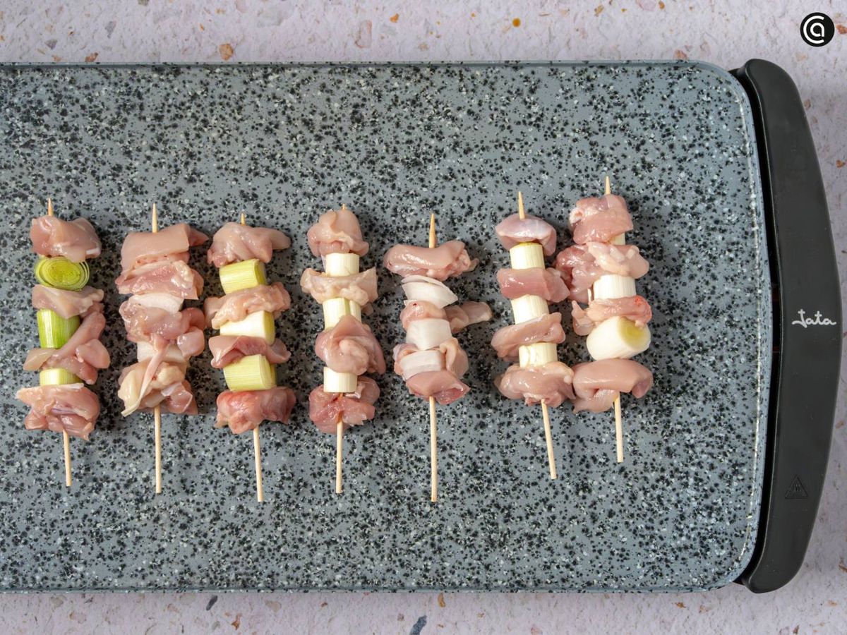 yakitori de pollo receta paso5