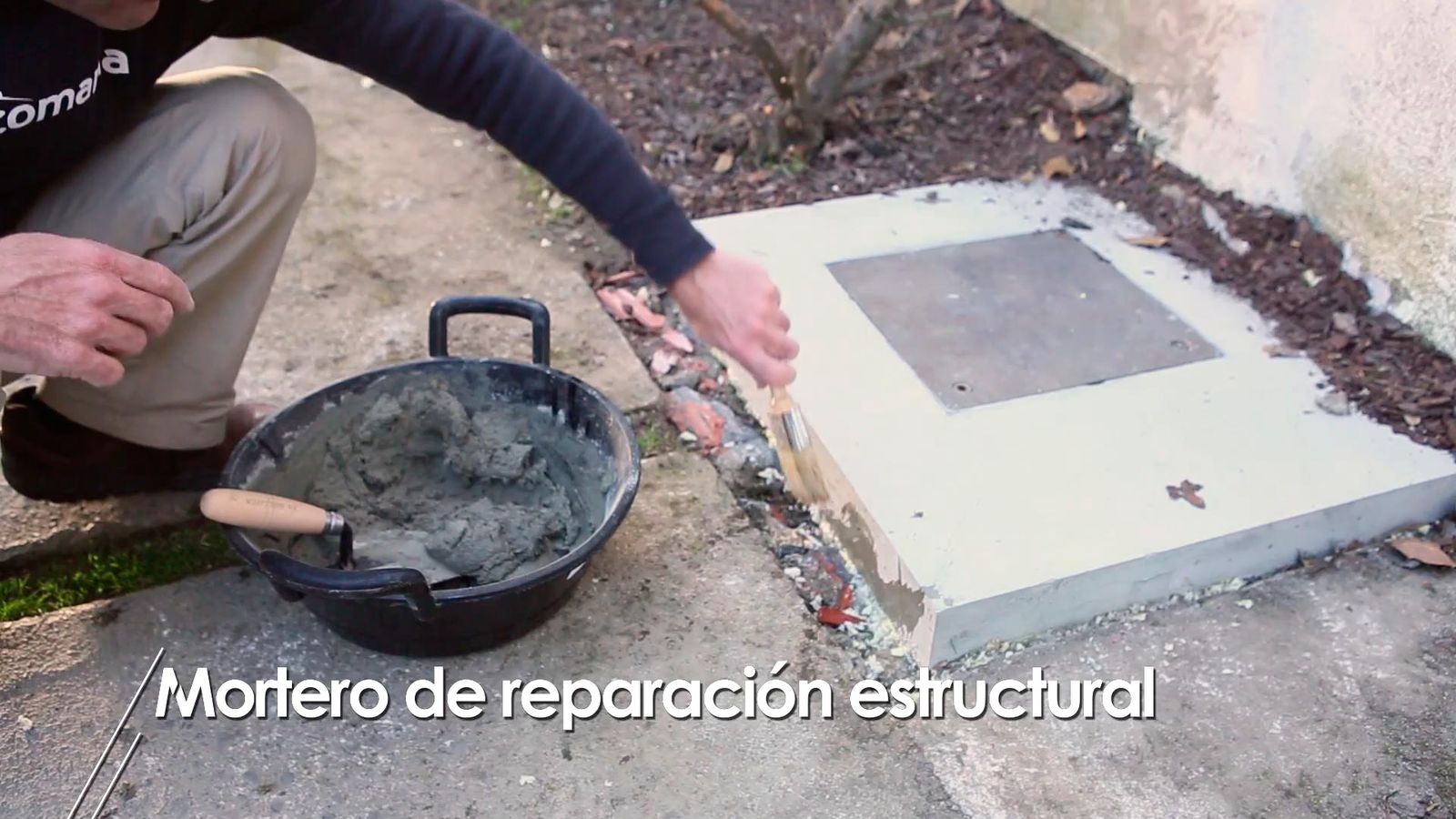 Mortero de reparación estructural paso 3 Mortero de reparación estructural paso 3