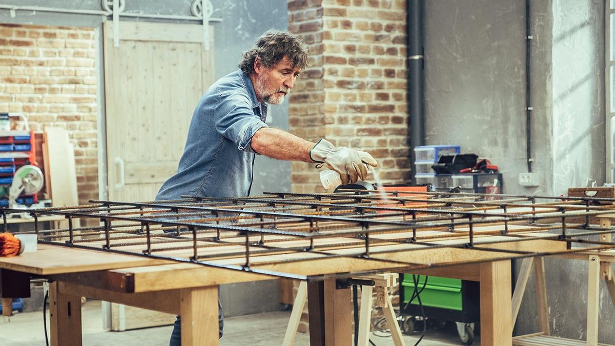 Como hacer un botellero de ferralla paso 6