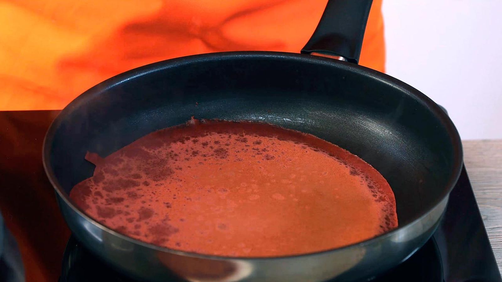 Receta de crepes red velvet para San Valentín paso 5 Receta de crepes red velvet para San Valentín paso 5