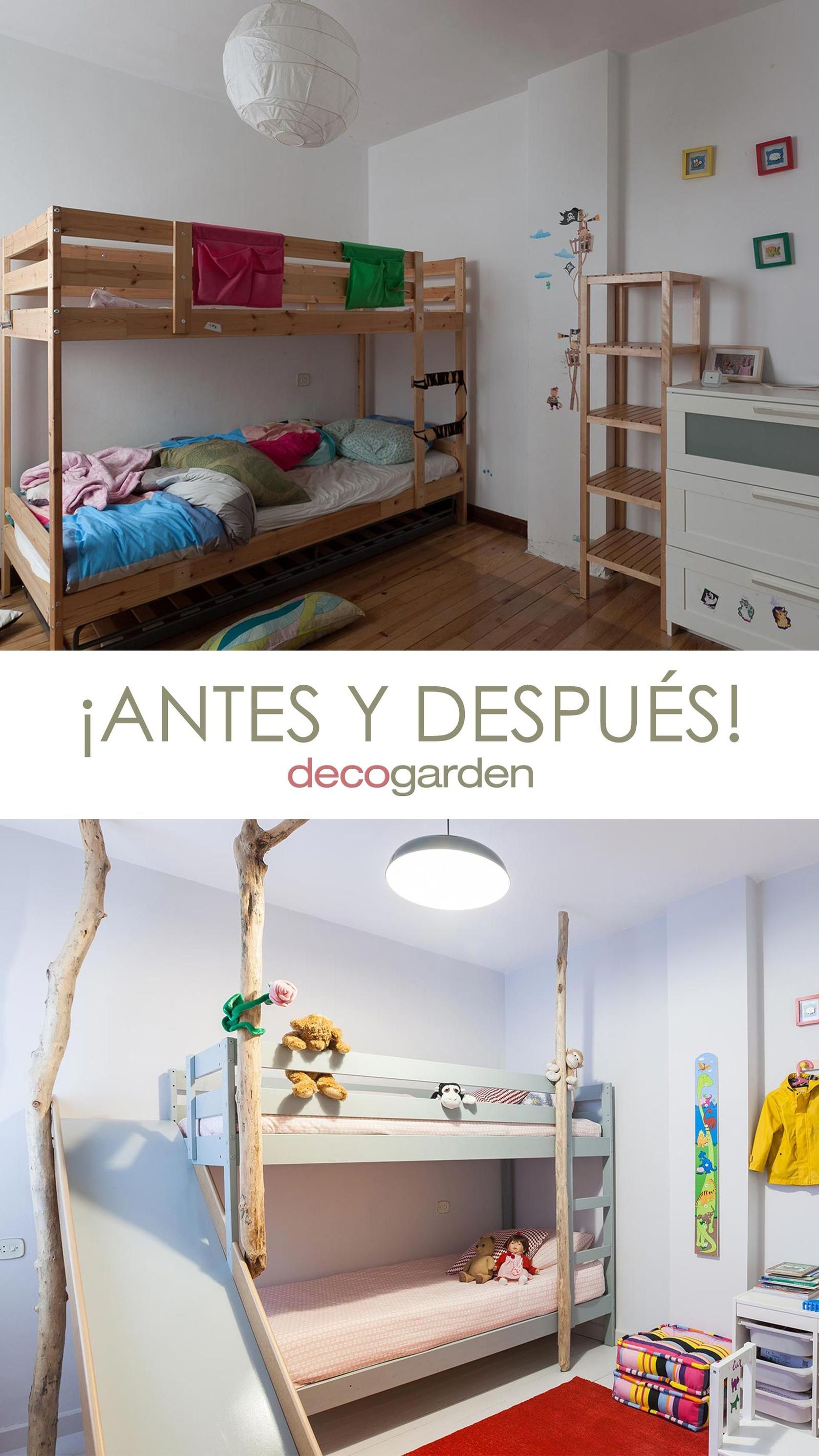 Deco732 Habitacion infantil tobogan pin