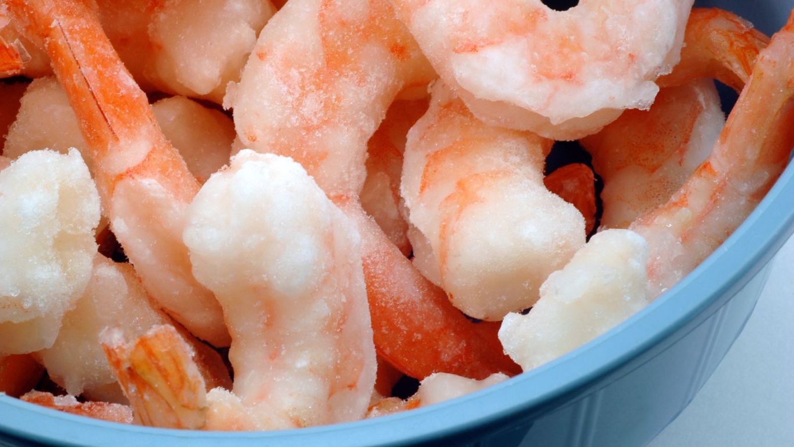 Descongelar marisco cocido rápido