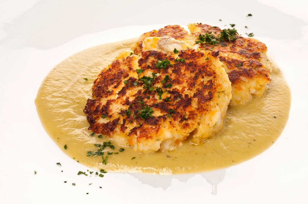 11 A Hamburguesas de pescado y verduras en salsa de calabacin H xl