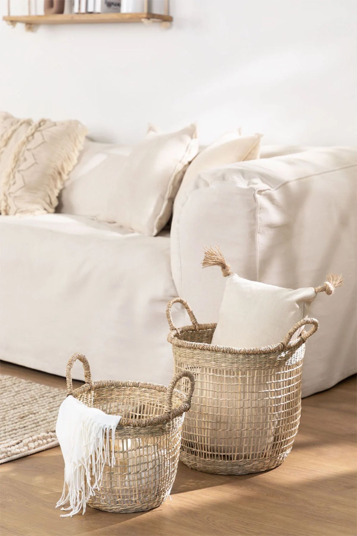 Set de 2 Cestas de Almacenaje Kaport